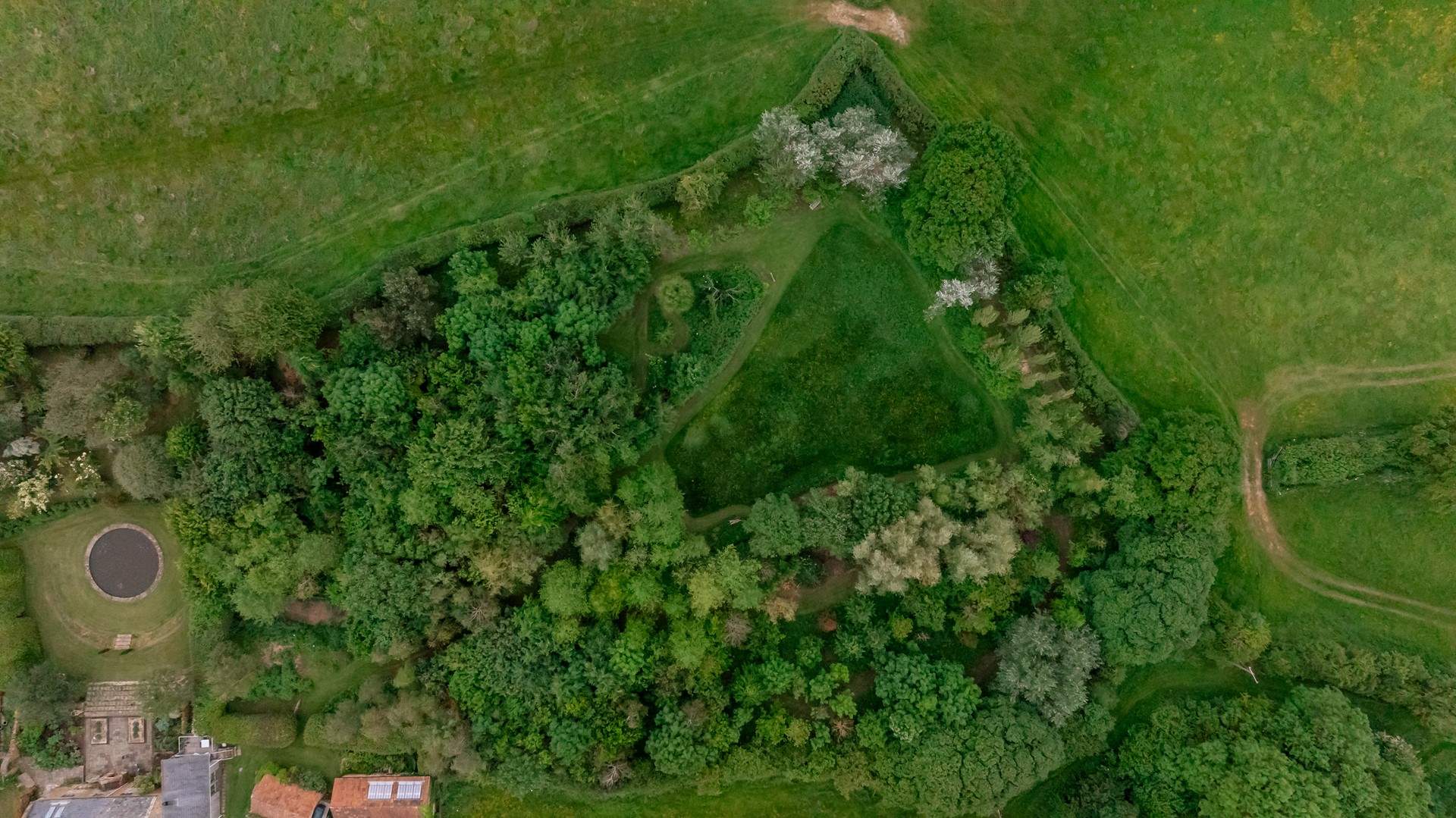 Two acres of woodland and wildflower area to explore.