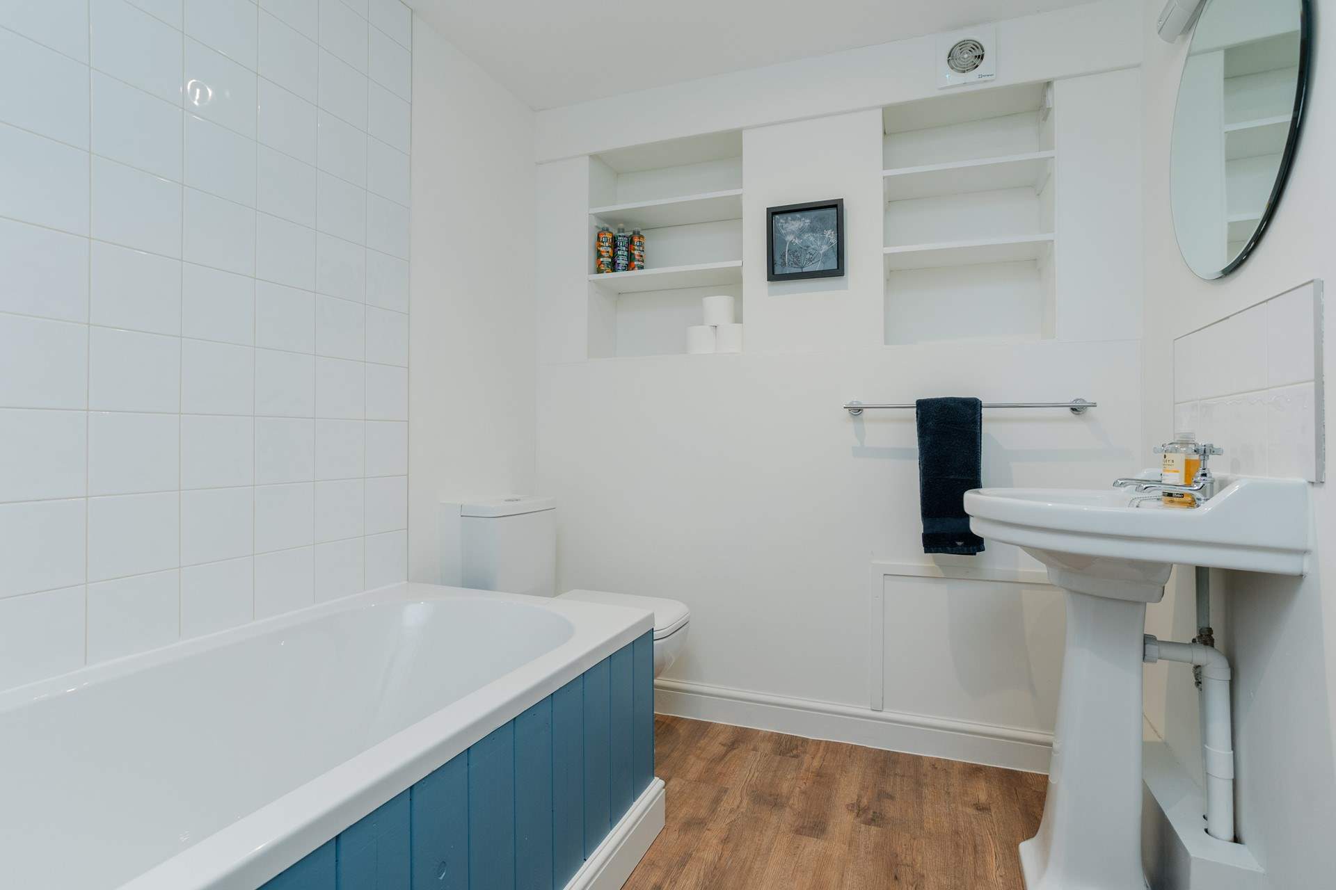 The newly renovated en suite bathroom.