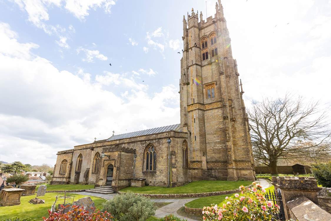 Nearby Beaminster boasts some fabulous architecture.