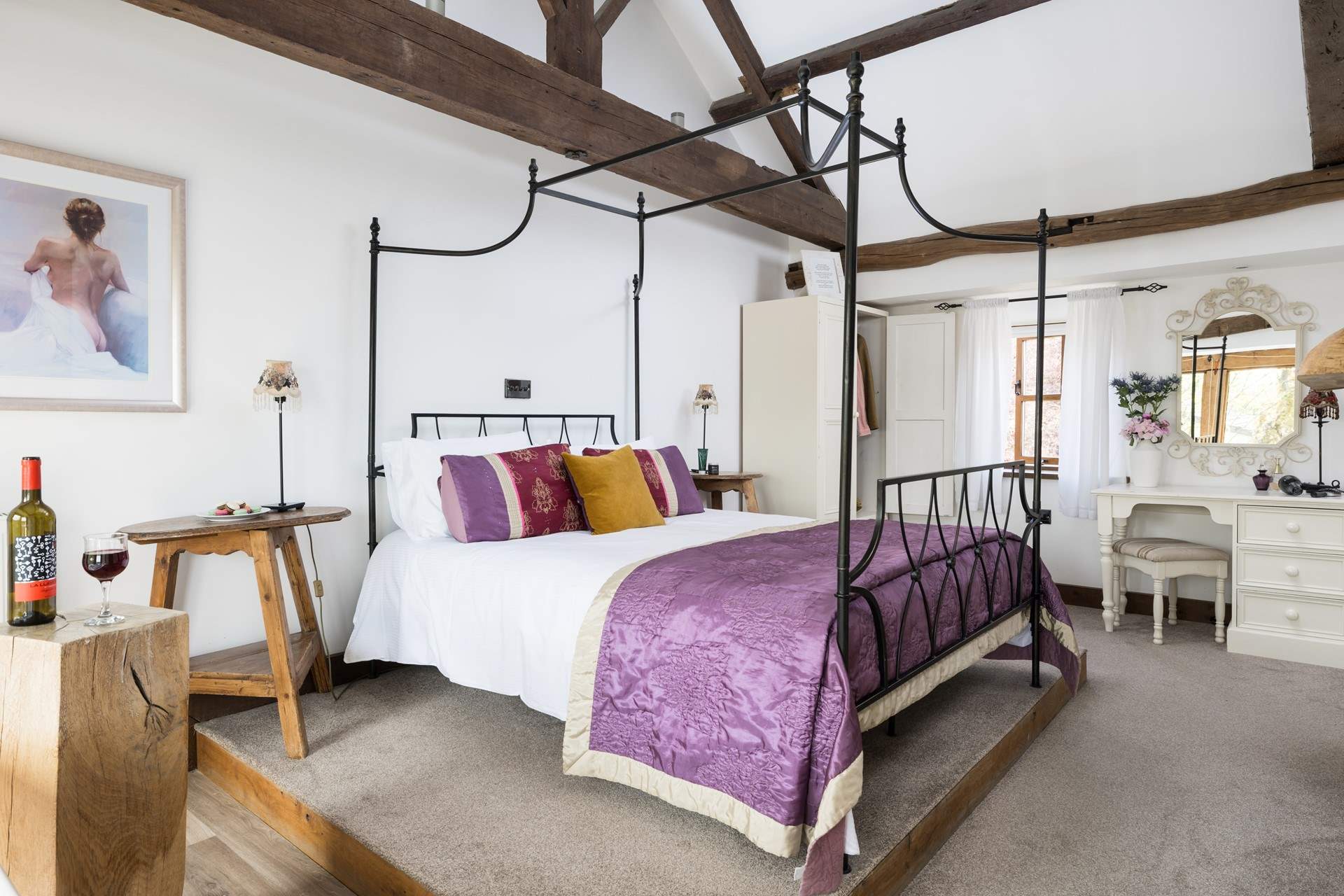 Relax in comfort in this gorgeous bedroom.