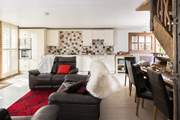 Cosy up on the sumptuous sofas.
