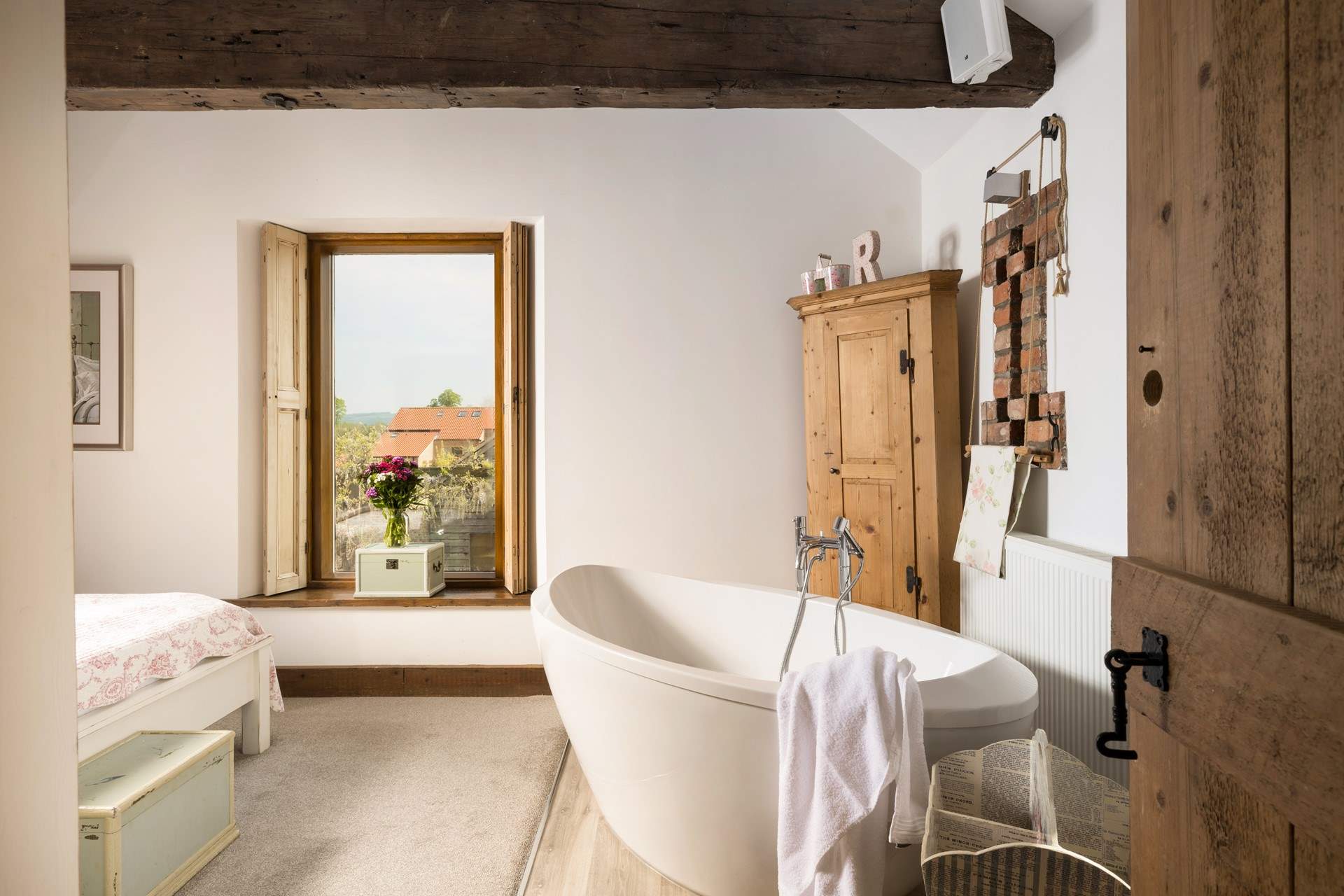 Bedroom 3 is full of country charm.