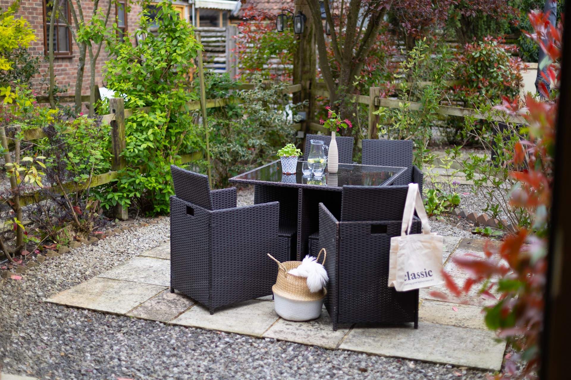 Just the place for a morning coffee or a sundowner