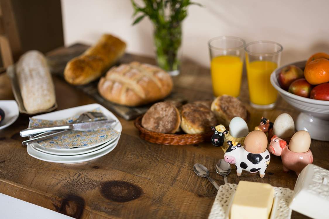 Enjoy a hearty breakfast before a day in the Yorkshire Wolds.