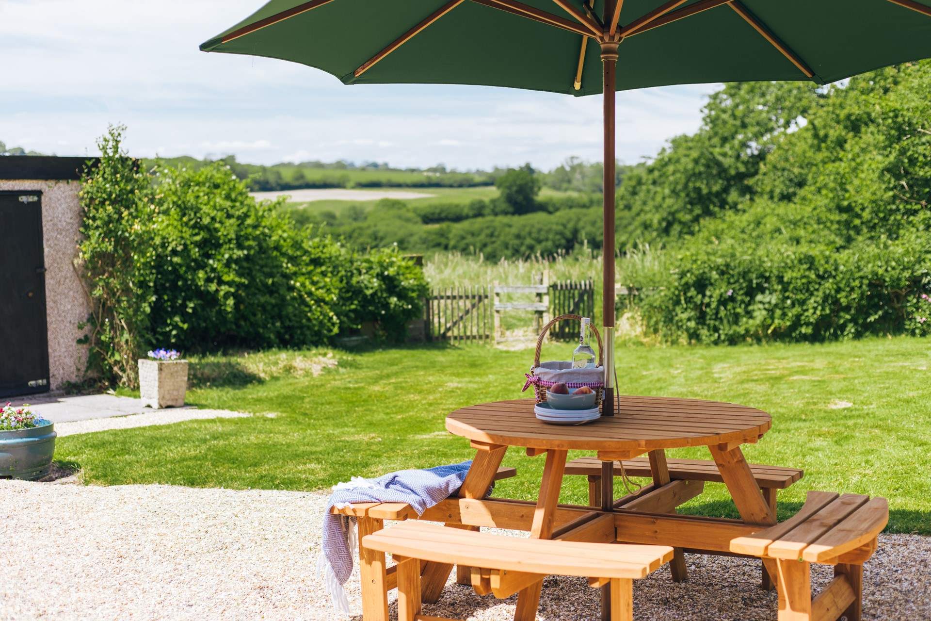 Soak up that vista from the garden!