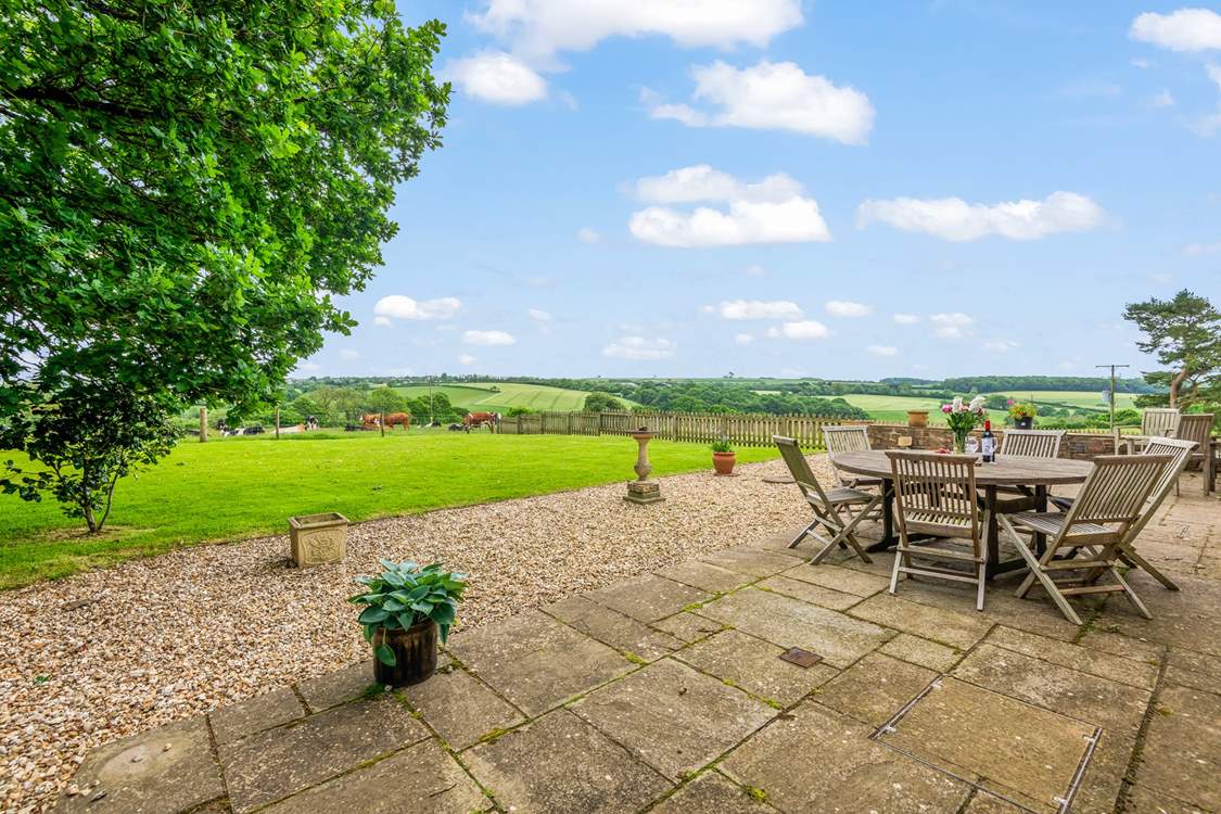 The stunning views from your fully enclosed patio and lawn area.