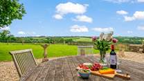What splendid views to complement any al fresco dining.