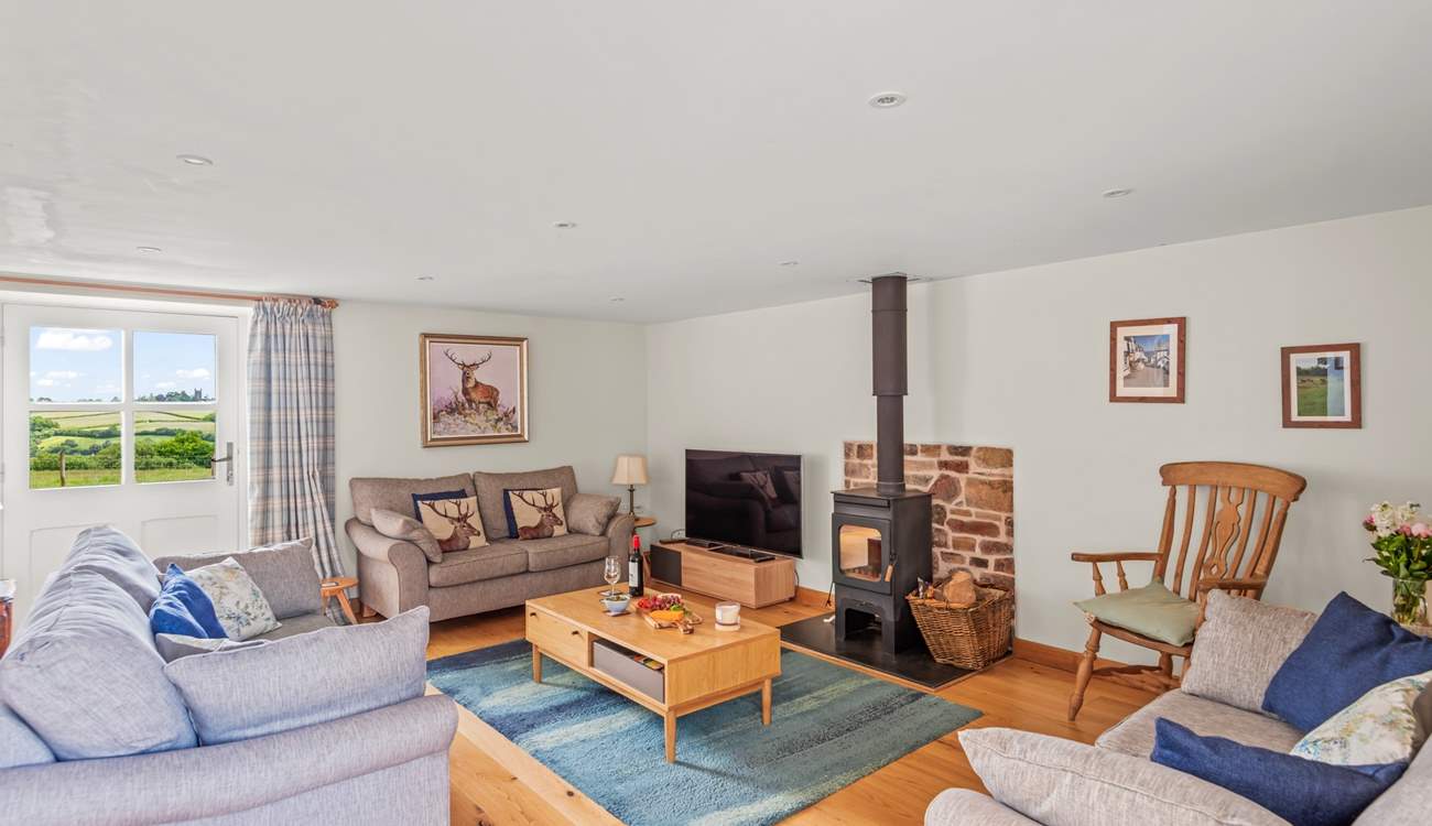 Cosy yet large living-room.