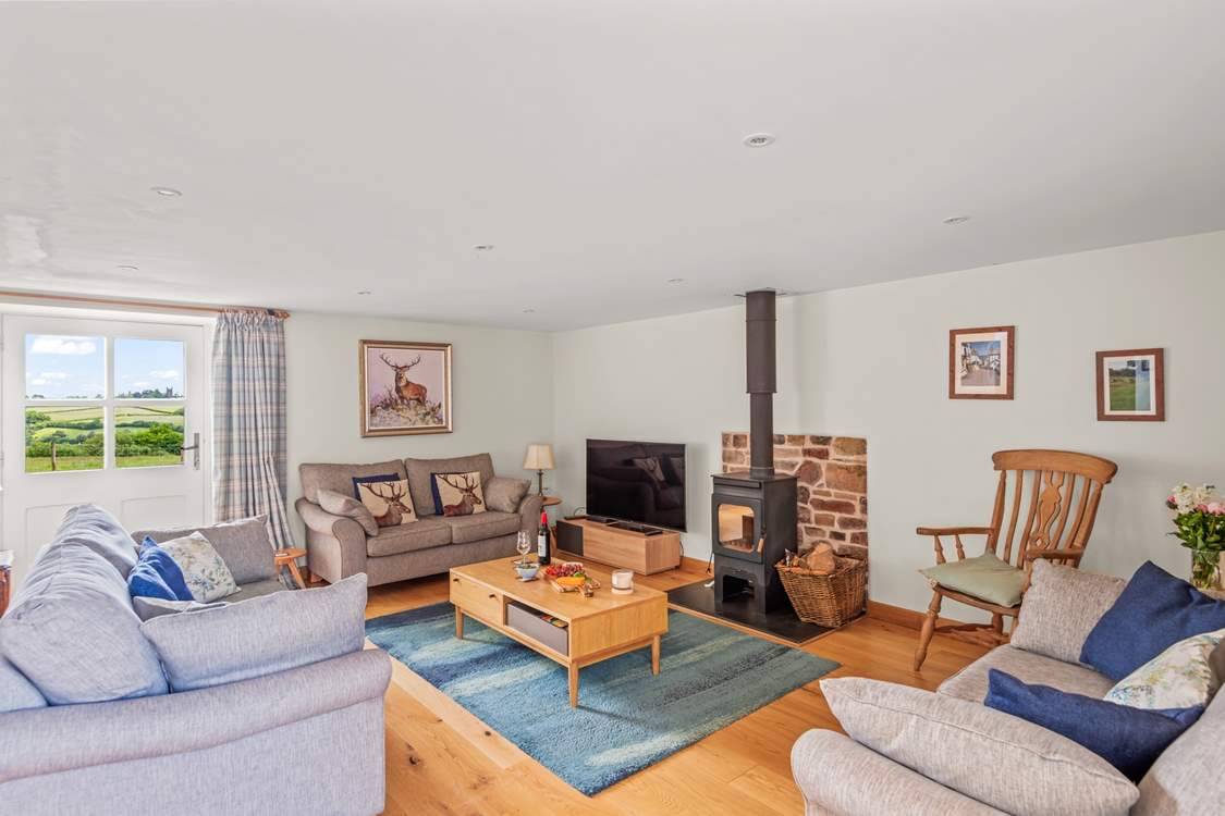 Cosy yet large living-room.
