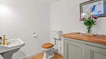 Ground floor cloakroom.