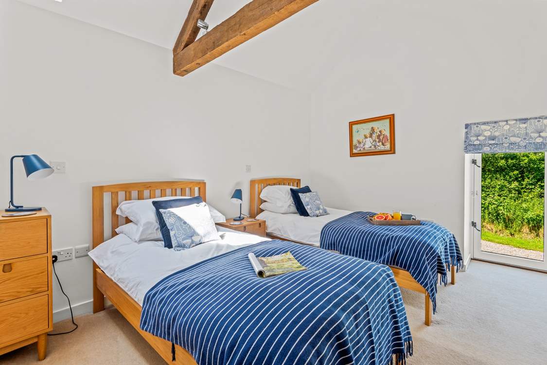 Bedroom 3 is home to these delightful single beds.
