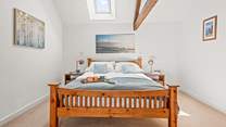 What an inviting king-size bed.