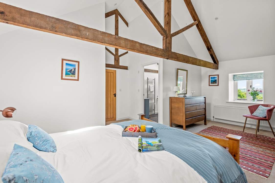 Bedroom 2 is also home to a king-size bed.