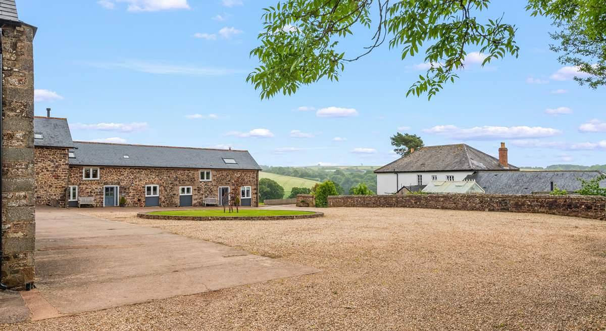 The stunning grounds of West Yeo Farm.