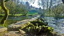 The enchanting Tarr Steps on Exmoor.