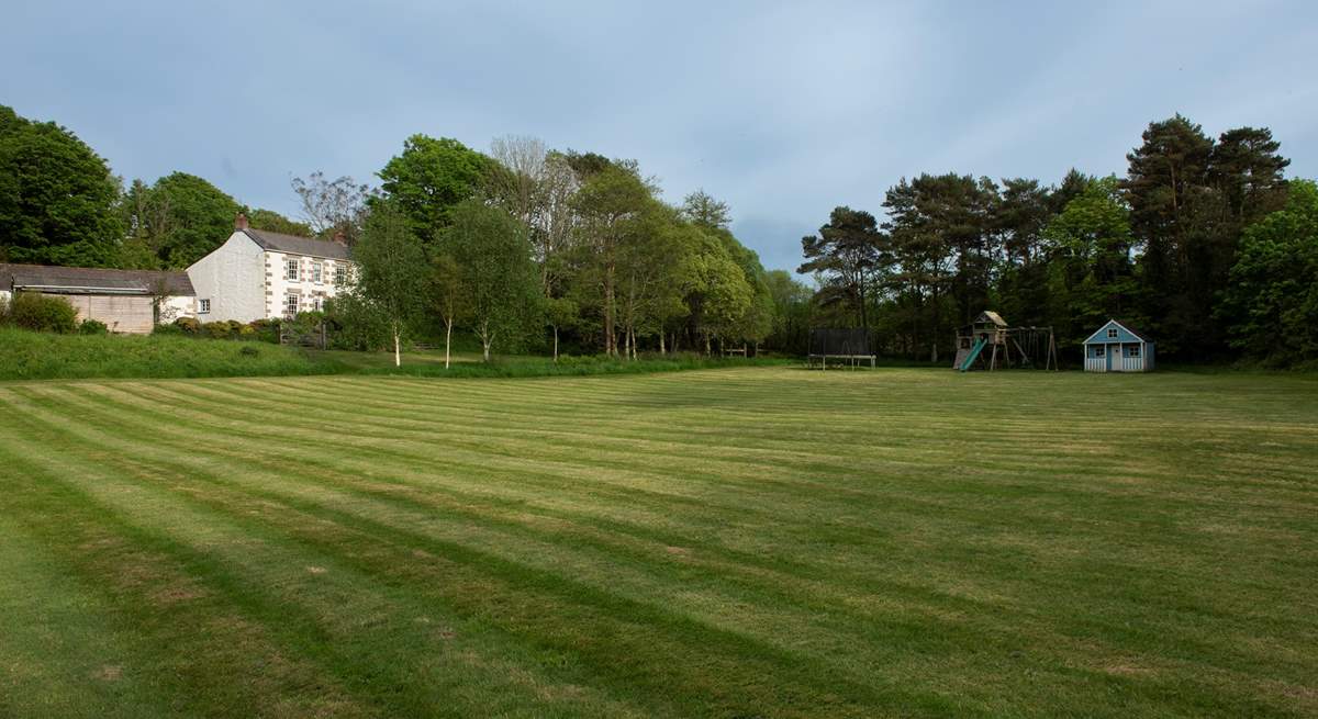 So much space for family games or just for the little ones to burn off their energy.