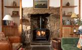 The wood burner will keep you cosy throughout the seasons.  - Thumbnail Image