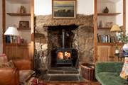 The wood-burner will keep you cosy throughout the seasons.
