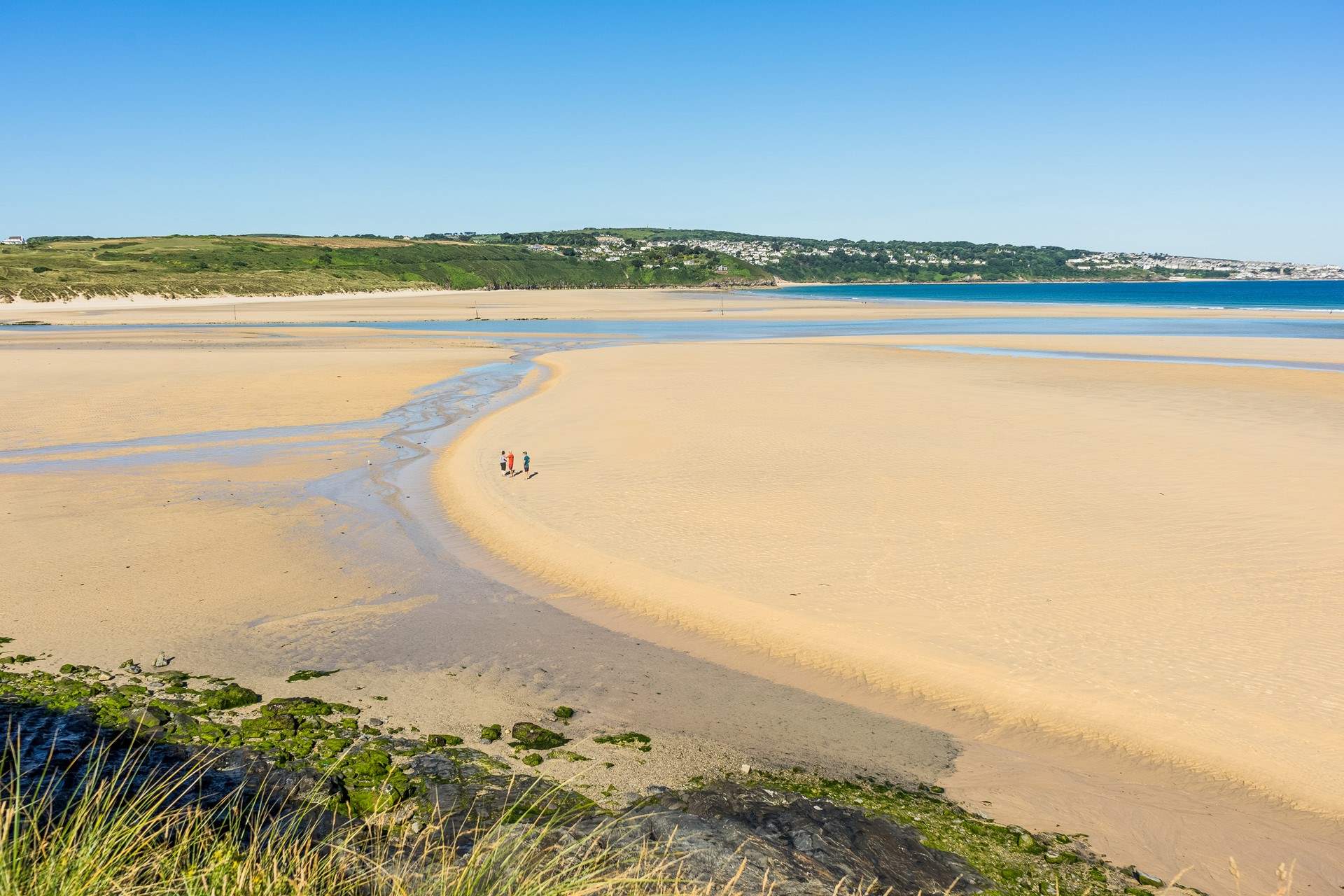 Hayle estuary is famous for having three miles of golden sands, and is within easy reach of Dalgover Farmhouse.