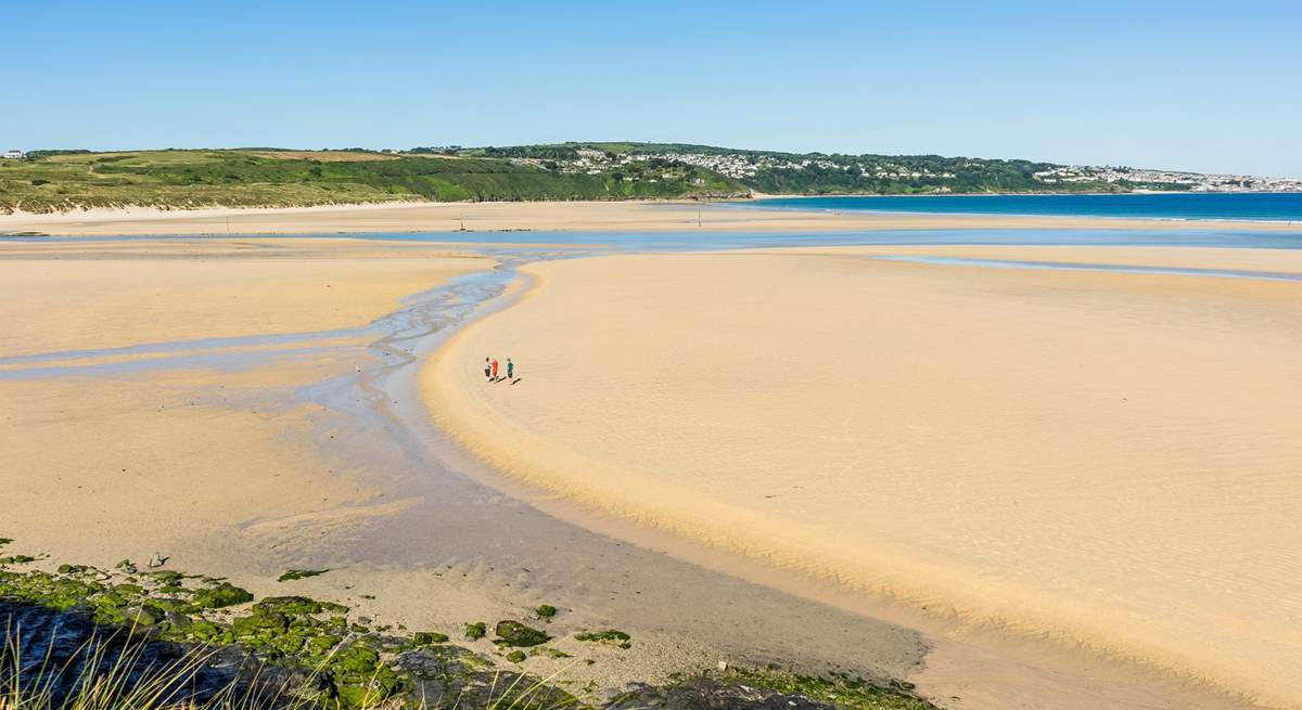 Hayle estuary is famous for having three miles of golden sands, and is within easy reach of Dalgover House.