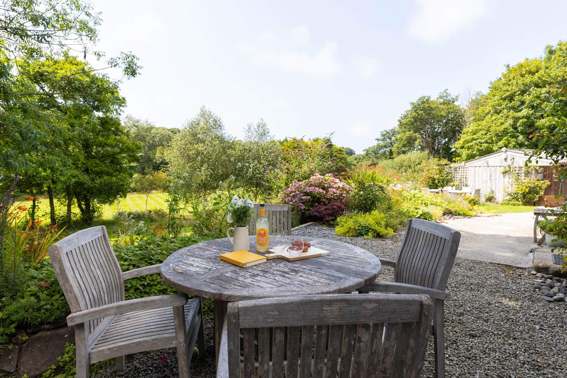 A perfect spot for watching the butterflies and the birds.