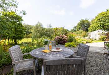 A perfect spot for watching the butterflies and the birds.