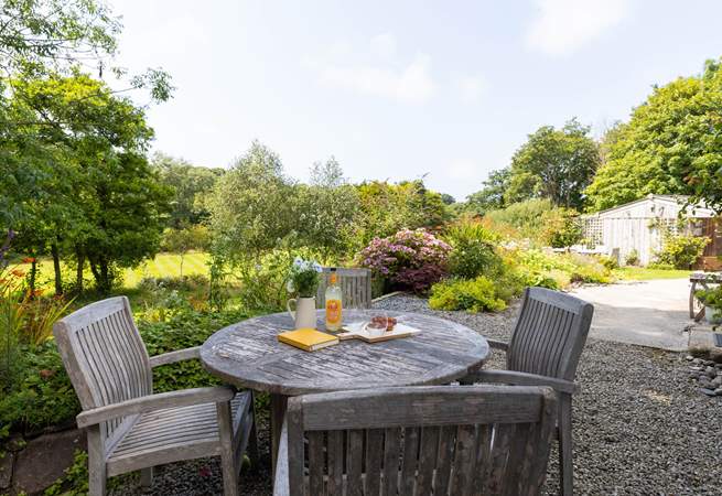 A perfect spot for watching the butterflies and the birds.
