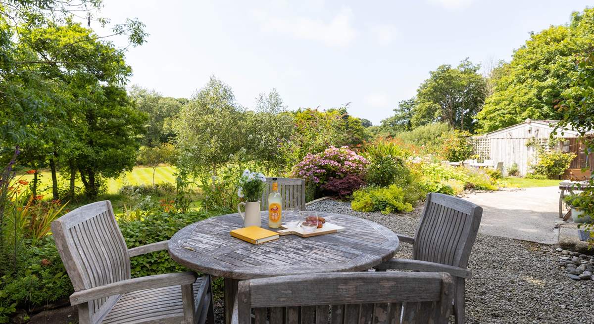 A perfect spot for watching the butterflies and the birds.