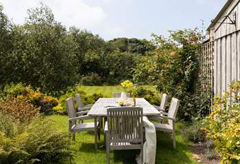 A sheltered spot for afternoon tea and perhaps a spot of bird watching!