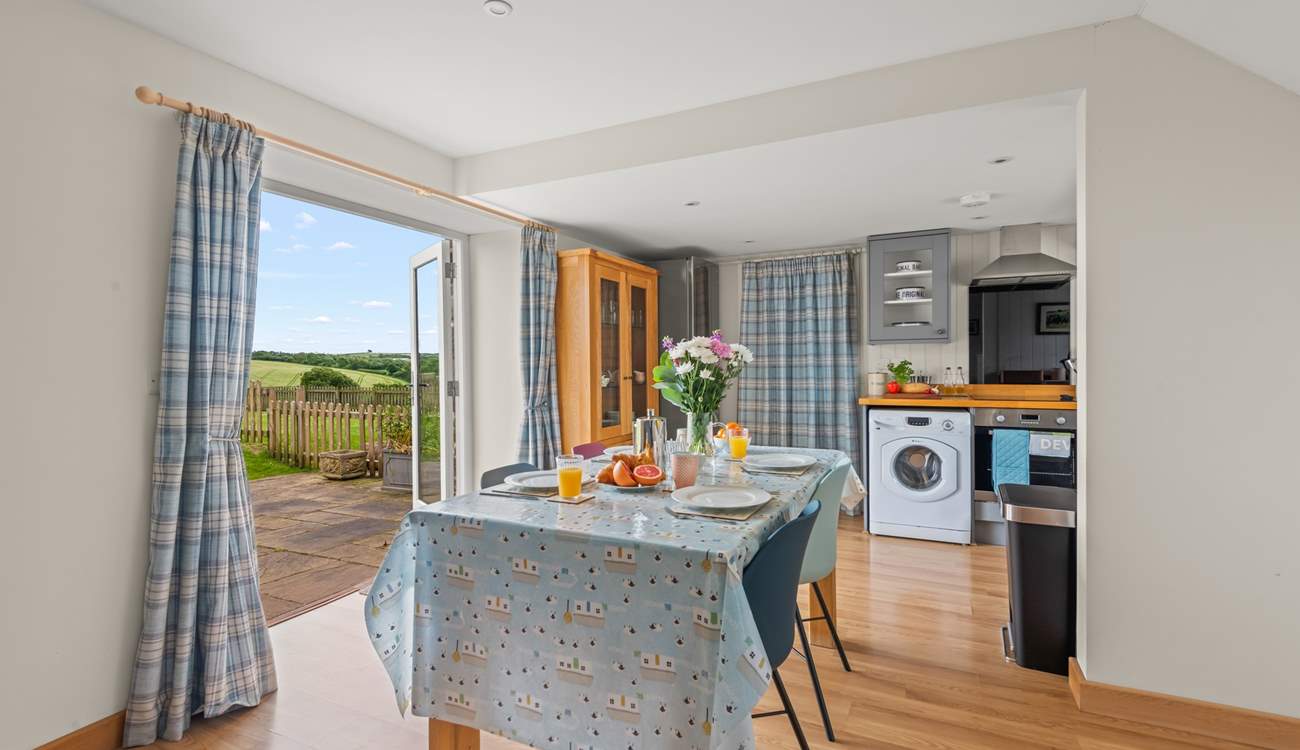 What a lovely spot to enjoy any meal.