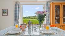 Dining with a view!