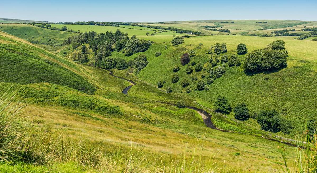 The beautiful views which can be enjoyed whilst meandering through the majestic Exmoor.