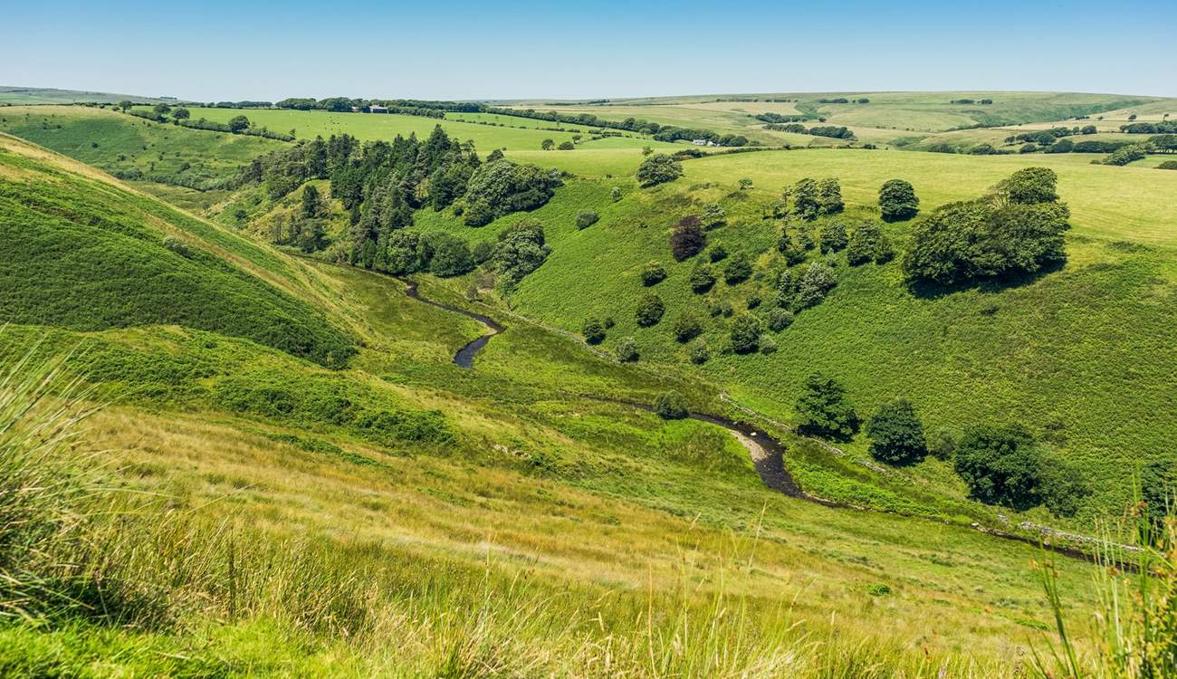 The beautiful views which can be enjoyed whilst meandering through the majestic Exmoor.