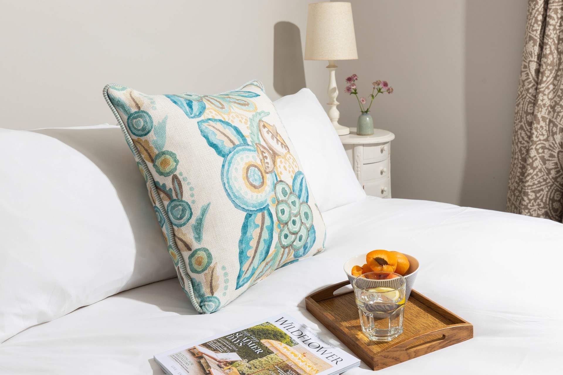 Enjoy breakfast in bed, you are on holiday after all! 