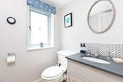 The downstairs WC.