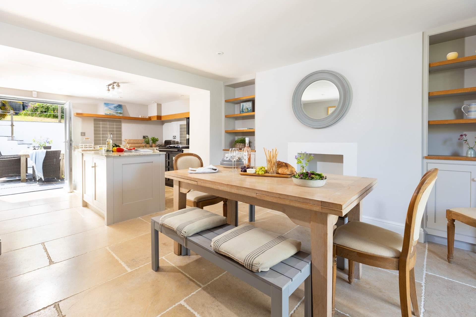 Enjoy sociable meals together after days out exploring.