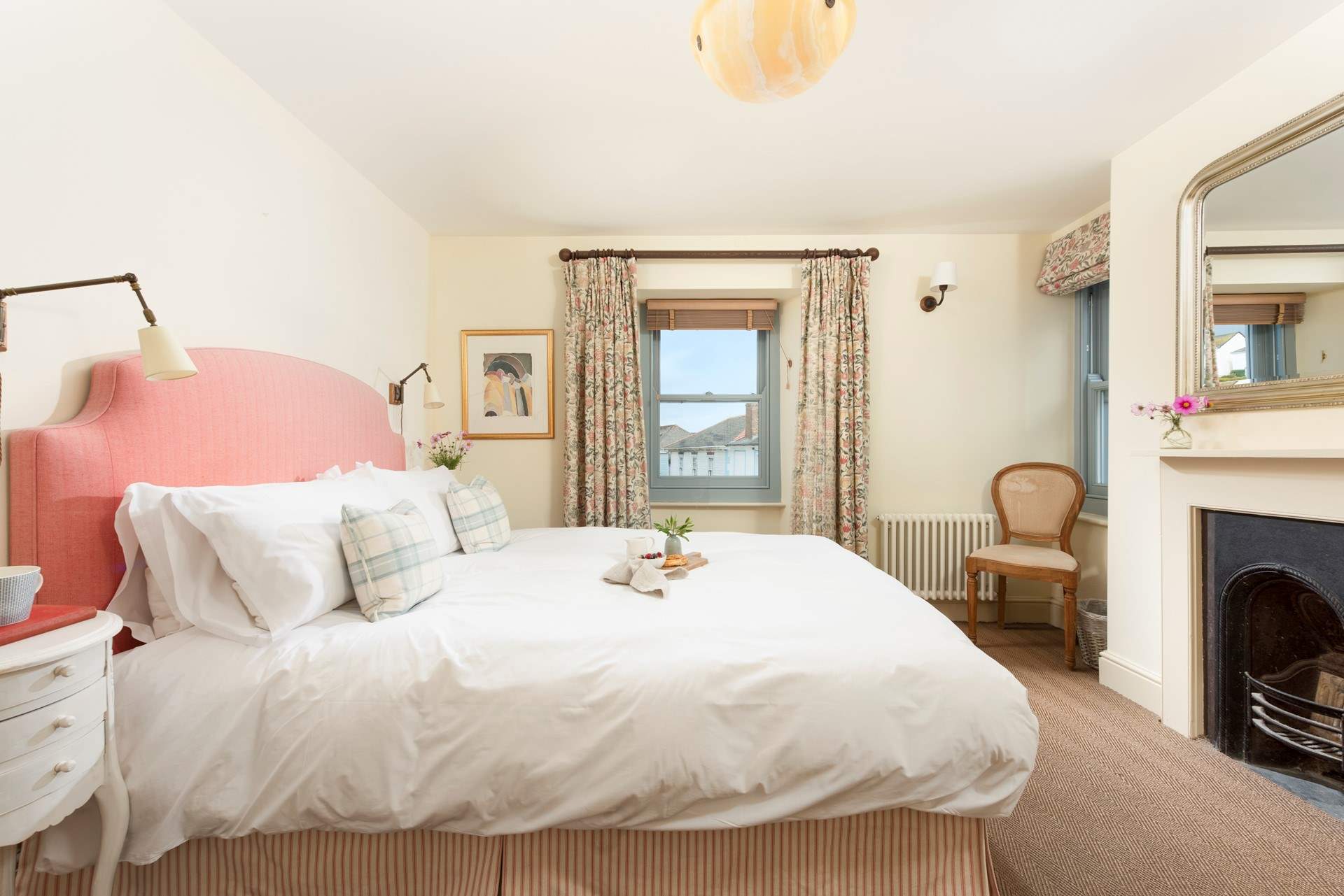 Bedroom 1 has a king-size bed and the luxury of an en-suite shower room. 