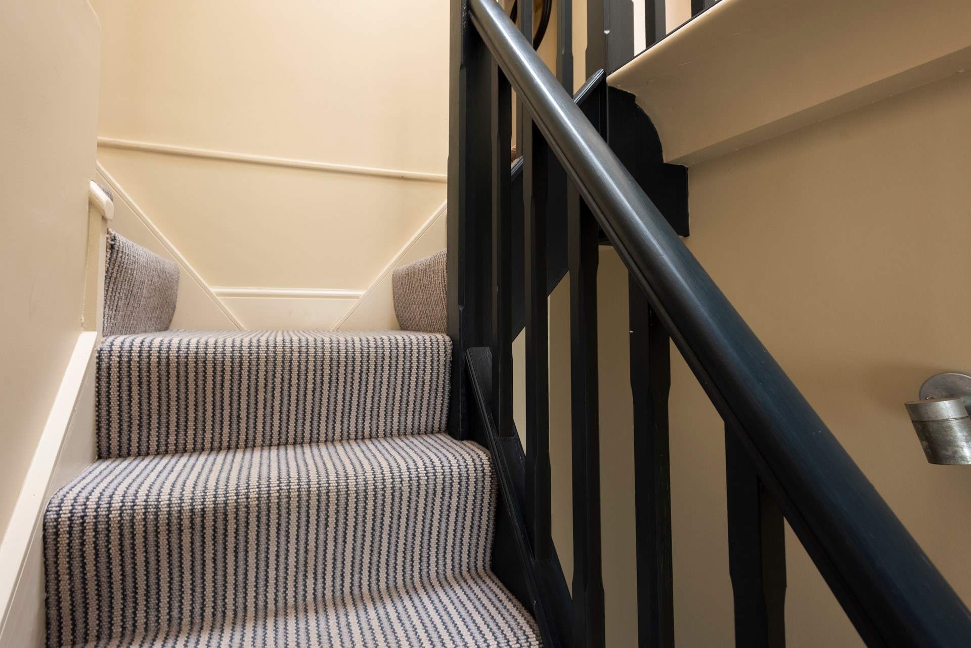As is typical in Cornish cottages, the stairs are steep. 