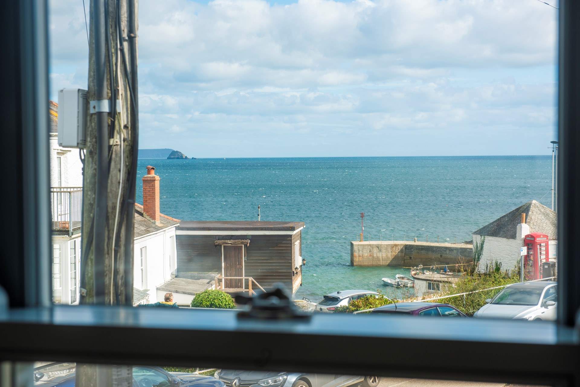 Take in the harbour views from the master bedroom.