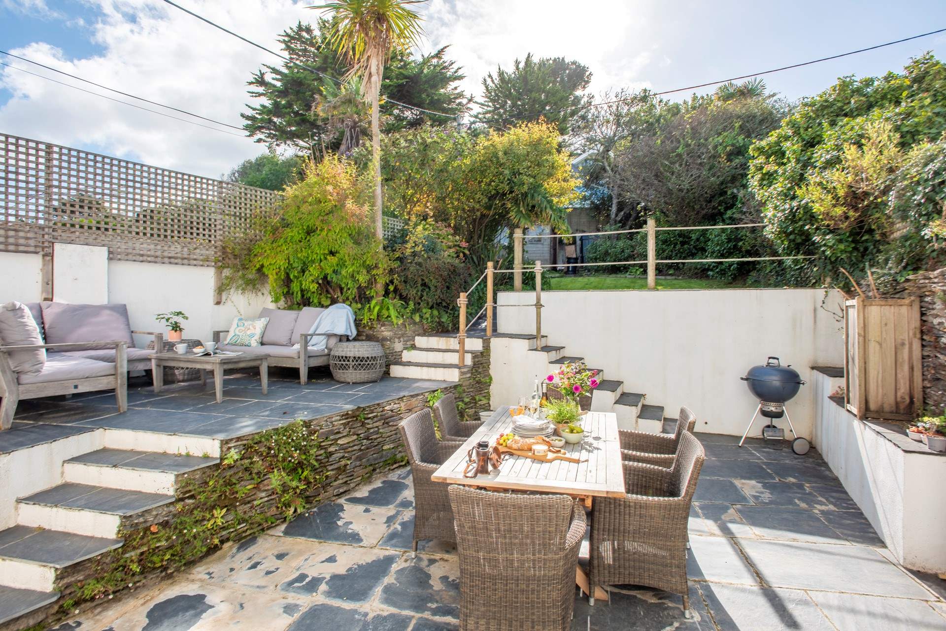 The garden area is fabulous and perfect for making special holiday memories. 