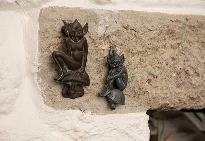 Cornish Piskies wishing you a warm welcome.