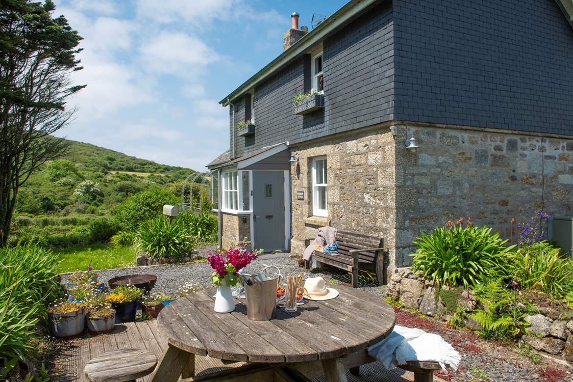 This lovely home is surrounded by the Cornish countryside.