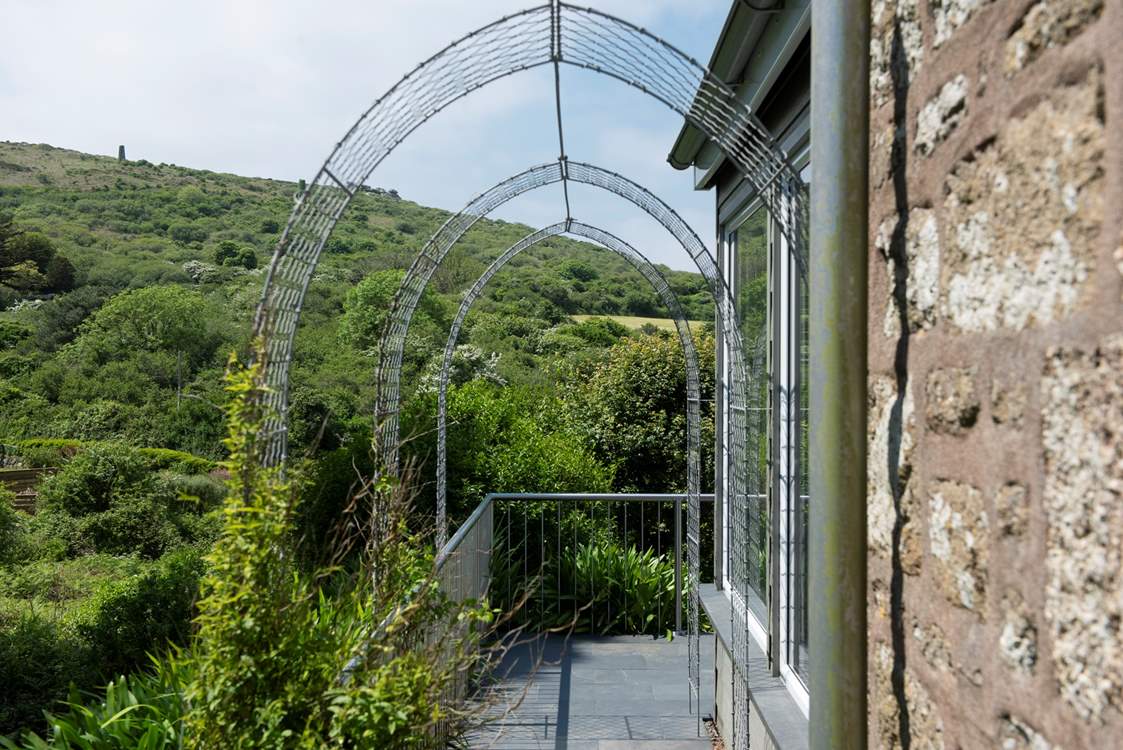 This cottage is surrounded by breathtaking views.