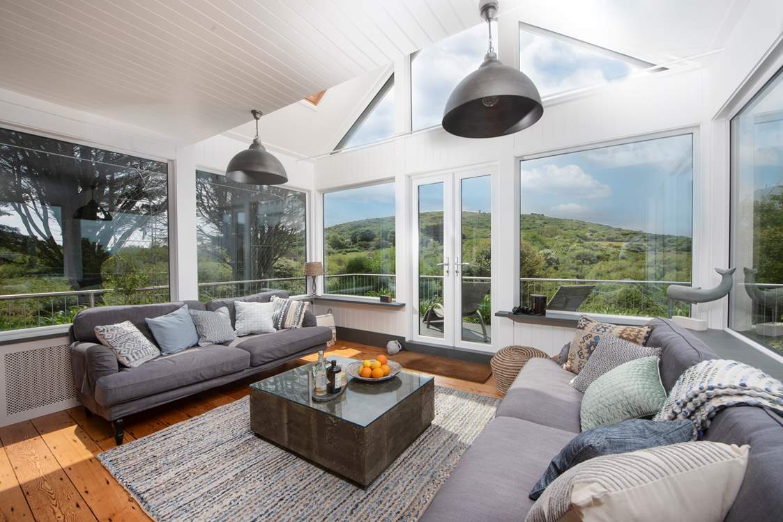 Sink back into the comfy sofas, admire a view steeped in history.