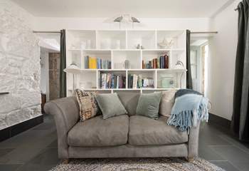 Luxury soft furnishings adorn this cosy cottage.