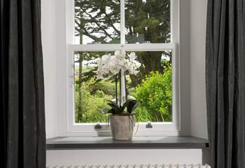 The cottage has wraparound gardens, viewed from every window.