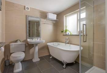 The family bathroom is of an exceptional standard.