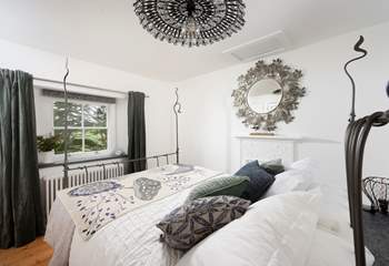 Stylish bedroom 1 with its stunning view.