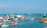 The bustling harbour of Newlyn, buy your fresh fish and light the barbecue back at the cottage. - Thumbnail Image