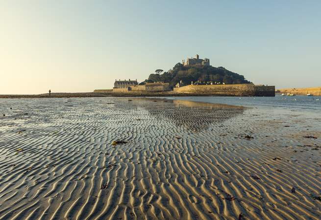 Check your tide times and visit the castle at St Michael's Mount in Marazion.